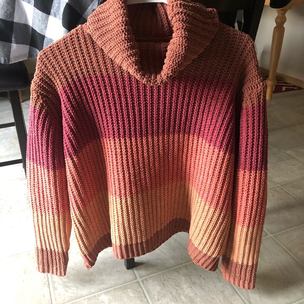 DREAMERS Soft, Striped, Cowl neck & Cropped S/M